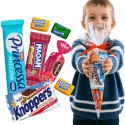 MINI ZESTAW SŁODYCZY DLA DZIECI PREZENT I PODZIĘKOWANIA URODZINY Z KNOPPERS