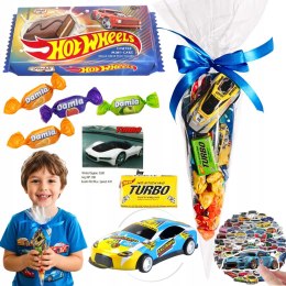 PREZENT DO PRZEDSZKOLA URODZINY UPOMINEK PODZIĘKOWANIE HOT WHEELS SŁODYCZE