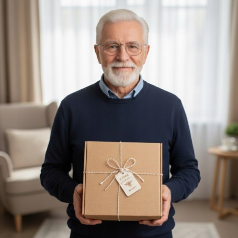 PREZENT NA DZIEŃ BABCI I DZIADKA ZESTAW UPOMINKOWY MIÓD TOFFIFEE OD DZIECI