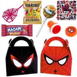 ZESTAW PREZENTOWY JAK SPIDER-MAN BOX DLA DZIECI NA URODZINY, DO PRZEDSZKOLA